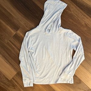 J Crew boys light weight knit hoodie size L